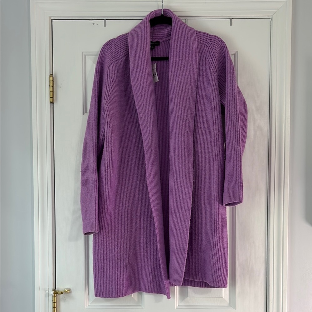 Ann Taylor Purple Open Cardigan | NWT | Size M